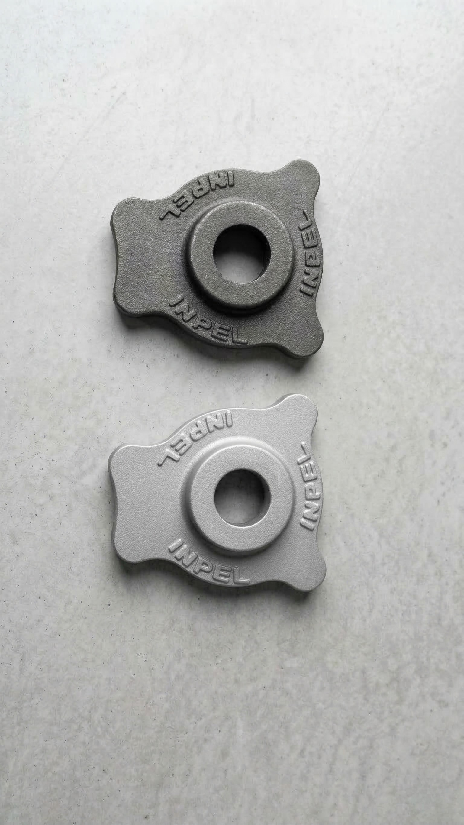 Resultado de jateamento em componente fundido INPEL